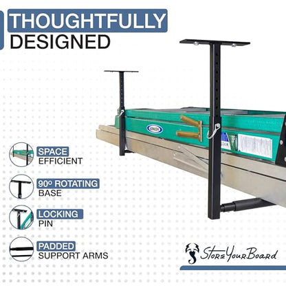 Adjustable Overhead Ladder Rack