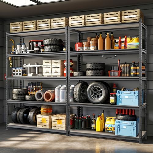 5 Tier Adjustable Metal Shelving