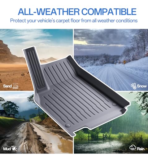 Floor Mats Fit for Model Y 2026 (6 Count)