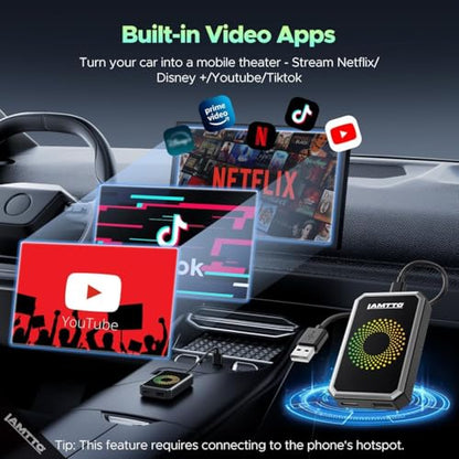 Wireless Carplay Adapter for Streaming Net