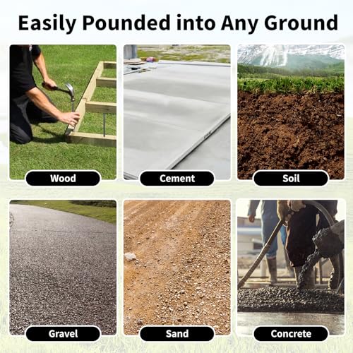 24 Inches Straight Rebar Stakes (20 Count)
