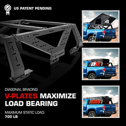 Plate Style Overland Bed Rack for Mid