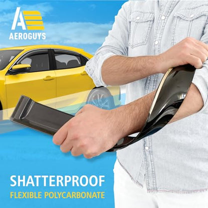 Extra Durable Window Deflectors in (4 Count)