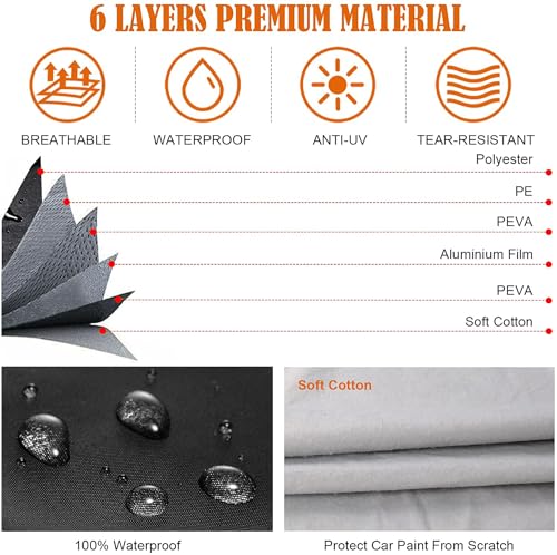 Waterproof Car Cover Compatible with Chevrolet Malibu SS