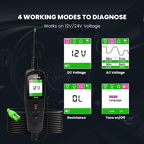 P100 Automotive Power Circuit Probe Tester