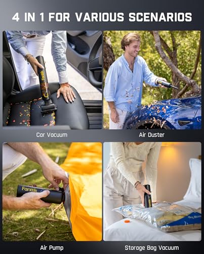 Slim V8 APEX Cordless Car Vacuum & Air Duster