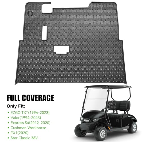 EZGO TXT Golf Cart Full Coverage Floor Liner Mat