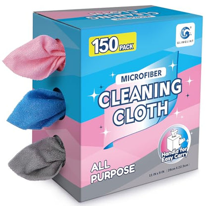 Microfiber Cleaning Cloth 150 Pack (150 Count)