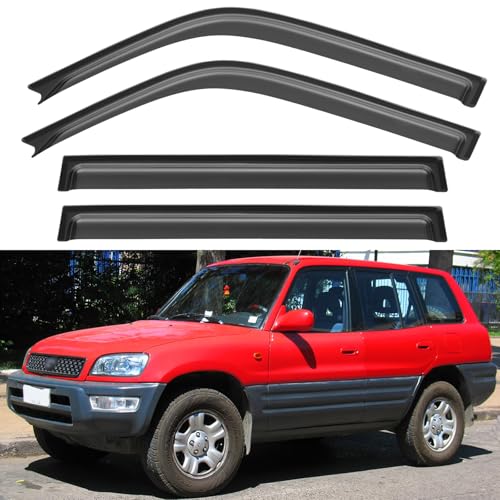 Window Visors Rain Guards for 1996 1997 1998 1999 2000 Toyota RAV4