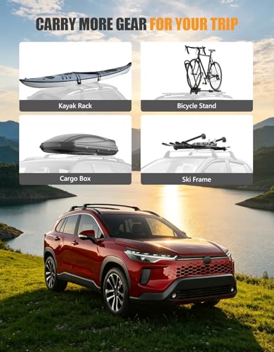 260Lbs Roof Rack Cross Bars for Toyota Corolla Cross 2022