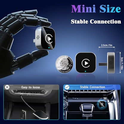 2026 Wireless CarPlay Adapter Upgrade Wired CarPlay to Wireless