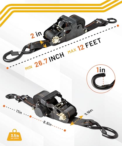 Retractable Ratchet Tie (2 Count)