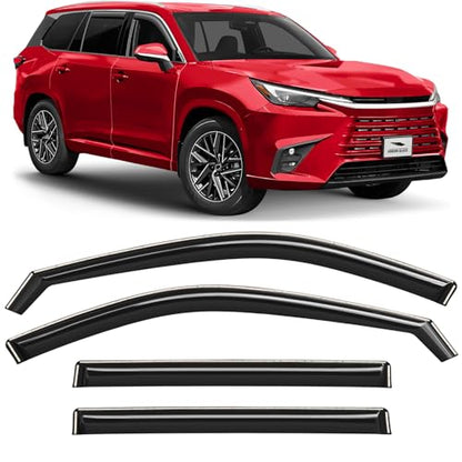 in Channel Extra Durable Rain Guards for Lexus TX 2024 (4 Count)