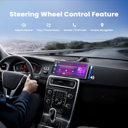 9.26" Wireless Portable Car Play Screen for CarPlay & Android Auto