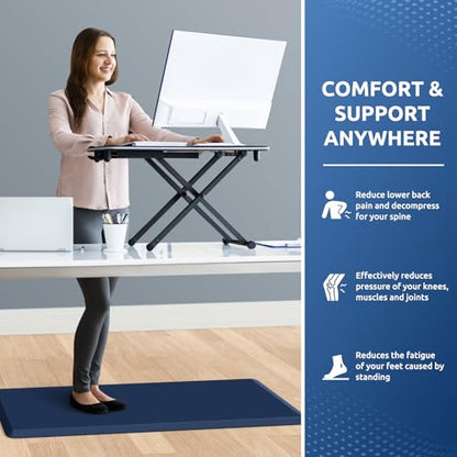 Kitchen Mat Cushioned Anti Fatigue Rug Standing and Comfort Floor Mats