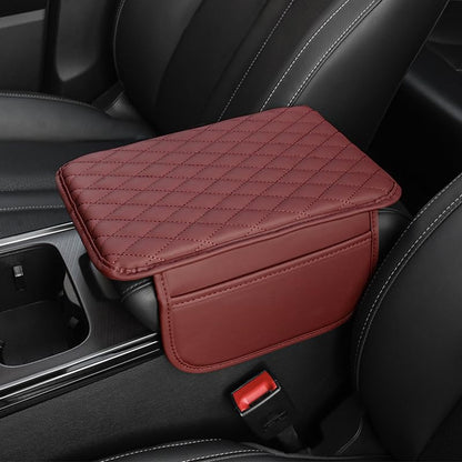 Memory Cotton Leather Car Armrest Box Pad