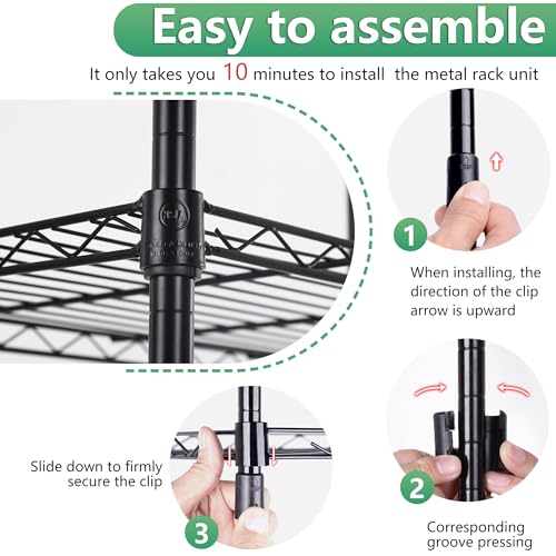 5 Tier Wire Shelf (5 Count)