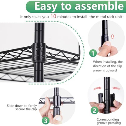 5 Tier Wire Shelf (5 Count)