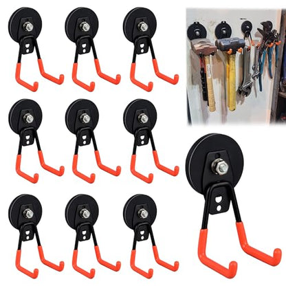 Heavy Duty Magnetic Garage Hook (10 Count)