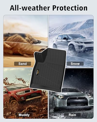 Floor Mats & Cargo Liner & Backrest Mat for GMC Acadia 6 Seats 2017