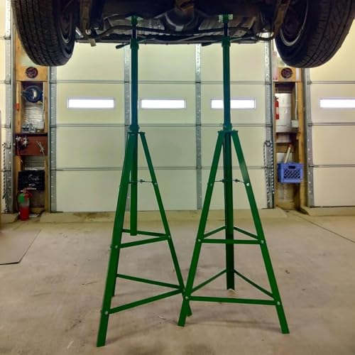 55.62" 79.48" Automotive Under Hoist Jack Stand 2 Ton High Lift