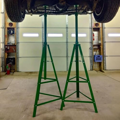 55.62" 79.48" Automotive Under Hoist Jack Stand 2 Ton High Lift