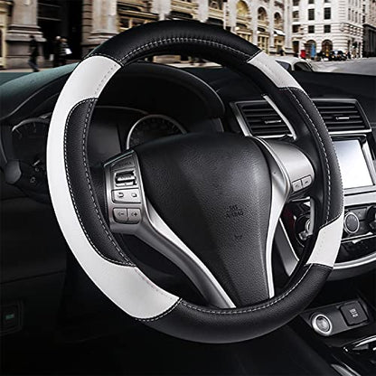Leather Car Steering Wheel Cover