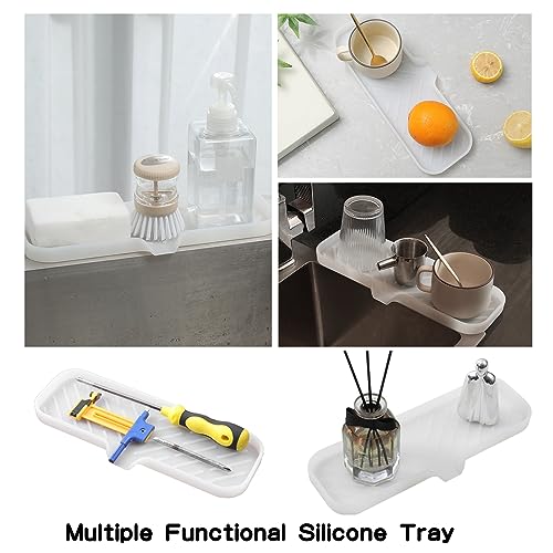 Silicone Soap Dish with Drain Spout