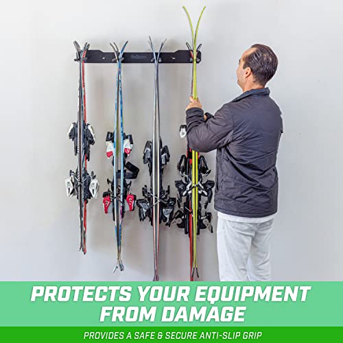 Wall Mounted Ski and Snowboard Storage Rack