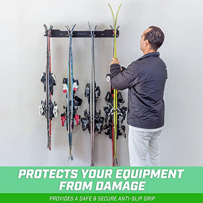 Wall Mounted Ski and Snowboard Storage Rack