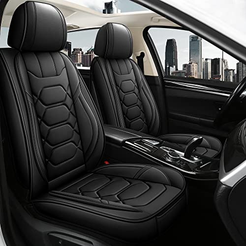 Leather Car Seat Covers Front Pair (2 Count)