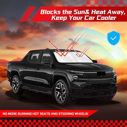 Windshield Sun Shade for Chevy Silverado EV