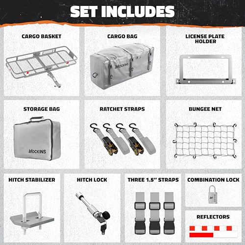 500 Lbs. Capacity Folding Luggage Rack for SUV Car Truck Van & RV