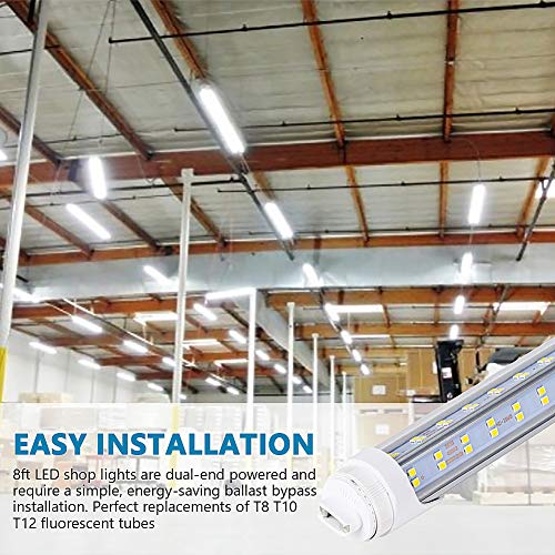 10 Pcs 8ft R17D LED Tube Light (10 Count)