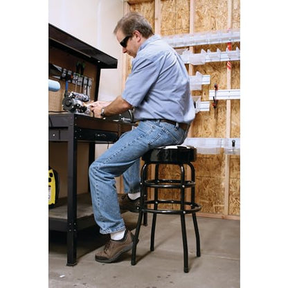 W85023 28.5 in. Checkerboard Swivel Bar Stool