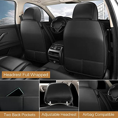 Leather Car Seat Covers Front Pair (2 Count)