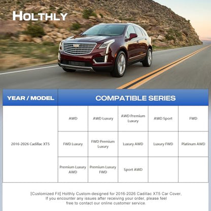 10 Layers SUV Car Cover Custom Fit for Cadillac XT5