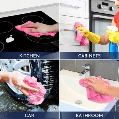 Microfiber Cleaning Cloth (12 Count)