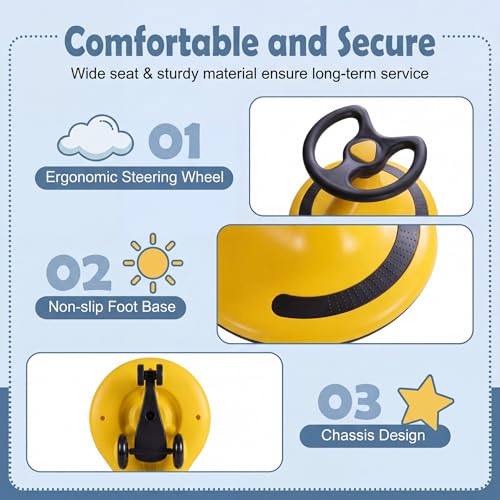 Wiggle Car 2 in 1 Swing Car for Kids