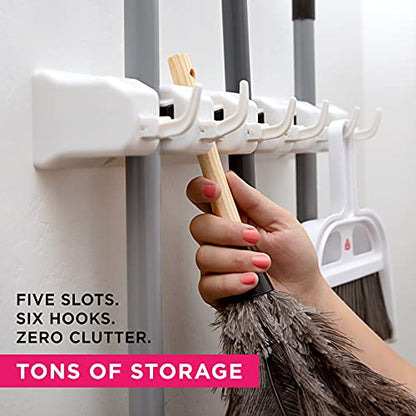 EXTRA GRIP Mop & Broom Holder Wall Mount (2 Count)