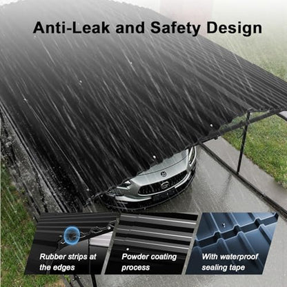 10x15FT Heavy Duty Metal Carport