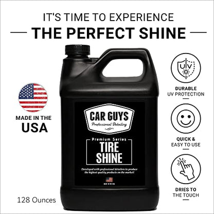 CAR GUYS Tire Shine Spray 1 Gallon Refill (128 Fl Oz)