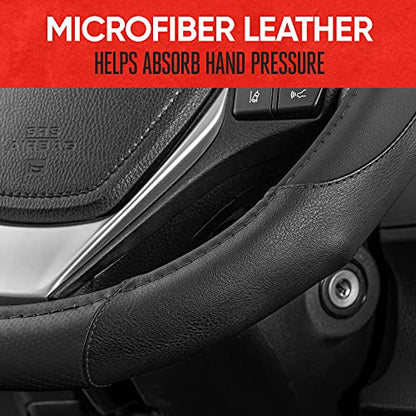 GripDrive Carbon Fiber Steering Wheel Cover