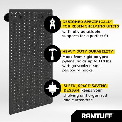 Universal PegBoard Kit for Plastic Shelving