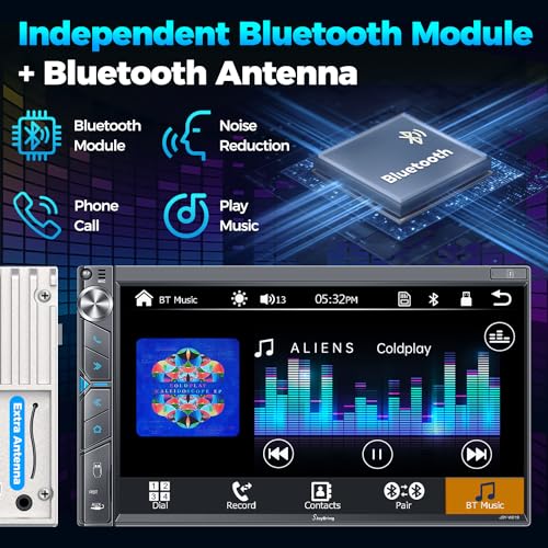 Upgrade Wireless Double Din Car Stereo with Apple Carplay