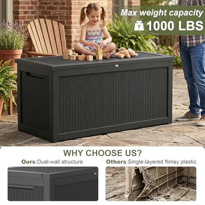 325 Gallon Outdoor Storage Box Waterproof