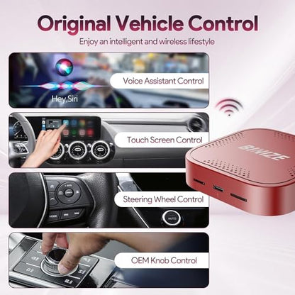 Wireless CarPlay Android AUTO Multimedia Video Box Android 13