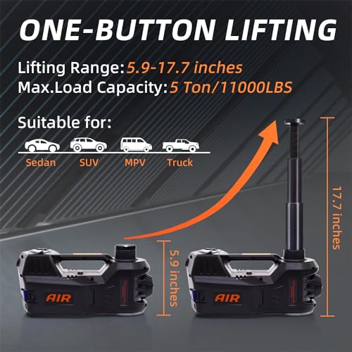Electric Car Jack 5 Ton 12V Floor Jack