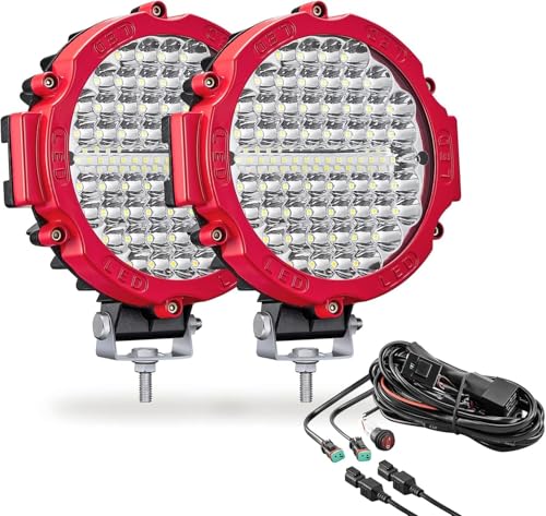 7 Inch Round LED Offroad Driving Lights for Truck (2 Count)
