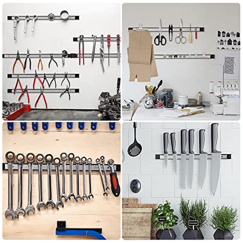 6 Pieces 24" Magnetic Tool Holder Strip (6 Count)